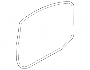 Front left door seal Audi Q5 8R 09-17