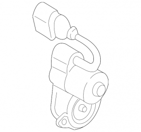 Rear left brake caliper motor for Audi Q3 15-18