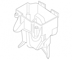 Left fuse box housing underhood Mercedes C-class W205 15-21