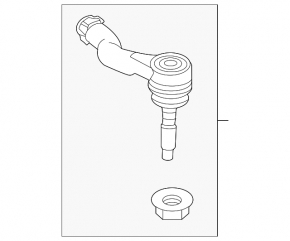 Steering tip left Ford Mustang Mach-E 21-23