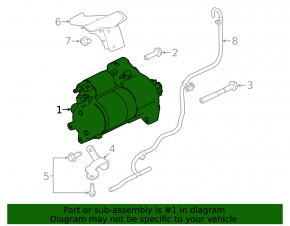 Starter Land Rover Range Rover 13-21 3.0, 5.0