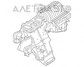 Mercedes X164 GL heater assembly