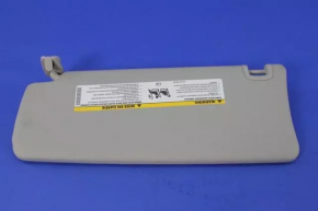 Right visor Dodge Dart 13-16 gray, without hook, dry cleanable