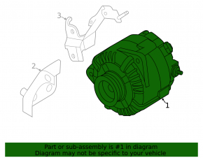 Nissan Altima 2.5 13-18 Alternator