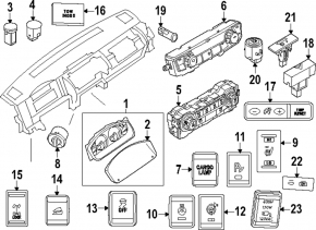 Start/stop button Infiniti QX50 19-25