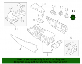 Start/stop button Infiniti QX50 19-25
