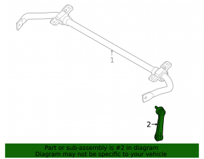 Rear left stabilizer link BMW 2 G42 23-25 M