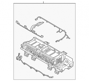 Battery VVB assembly Kia Niro 20-22 HEV