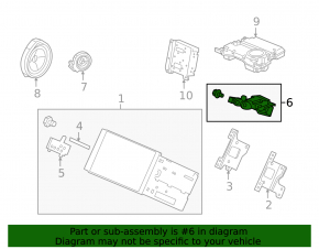 GPS Antenna Honda CRV 12-16