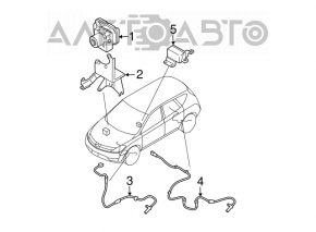 ABS ABS Nissan Murano z50 03-07