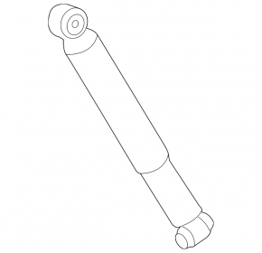 Rear left shock absorber for Toyota Highlander 20-25 hybrid AWD