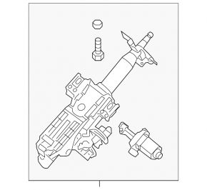 Steering column Nissan Murano z52 15-18