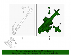 Steering column Nissan Murano z52 15-18