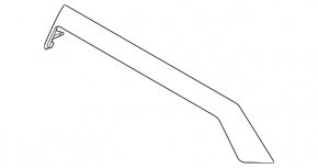 Toyota Sequoia 2023-2026 grille molding top
