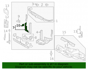 Left eyepiece Toyota Sequoia 08-22