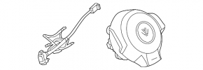Airbag in steering wheel driver VW Beetle 12-19