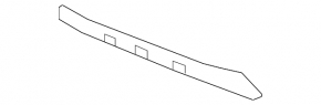 Front bumper lip trim for VW Tiguan 12-18 rest Track&Avenue