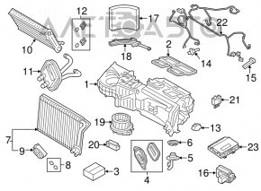 Heater assembly BMW 3 F30 12-18