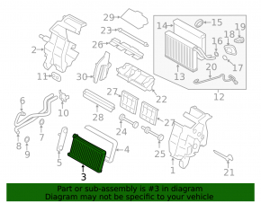 Heater radiator heater Subaru Forester 19-24 SK
