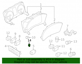 Subaru Ascent 19-26 central dashboard light sensor