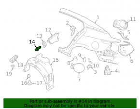 Fuel filler flap switch Infiniti Q50 14-