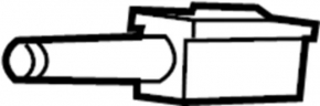 Fuel filler flap switch Infiniti Q50 14-