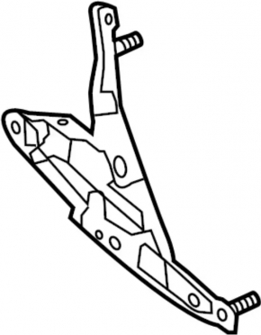 Left trunk lid hinge for Infiniti Q50 14-20