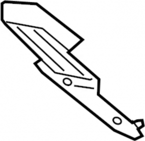 Trunk lid hinge left Infiniti Q50 14-20