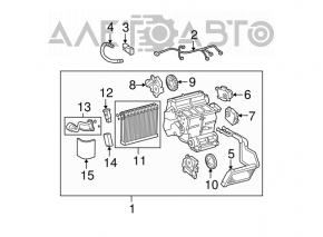 Actuator motor for heater air conditioner, left lower Lexus IS250 IS300 IS350 06-13