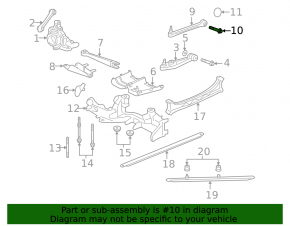 Front camber bolt Porsche Panamera 10-16 95mm