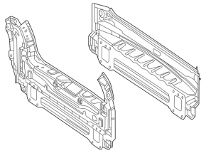 Mercedes X167 GLS 450 580 20-26 Rear Panel (2 parts)