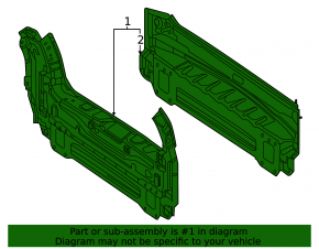 Mercedes X167 GLS 450 580 20-26 Rear Panel (2 parts)