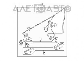 Mazda3 MPS 09-13 Rear Bumper Number Plate Light