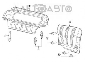 Chrysler 200 15-17 2.4 Intake Manifold Guard