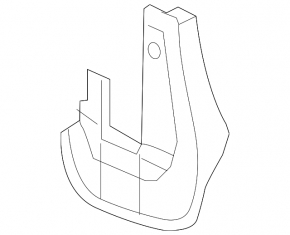 Front left mudguard Honda CRV 17-22 structure, worn