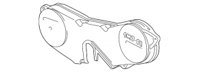 3MZ-FE timing belt cover for Lexus ES330 (plastic)