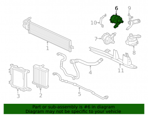 Auxiliary cooling pump BMW 3 F30 16-18 PHEV