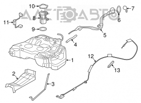 Nissan Altima 13-14 Fuel Tank