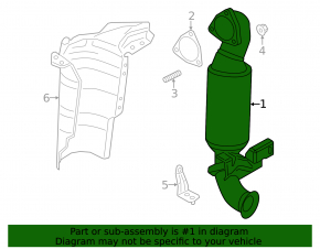 Downpipe with catalytic converter Mini Cooper S Clubman R55 07-14 1.6 turbo