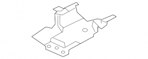 Upper right radiator deflector Nissan Murano z52 15-