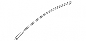 Upper door molding, front right, Mercedes W221