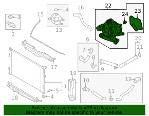 Thermostat housing assembly Hyundai Tucson 23-26 2.5