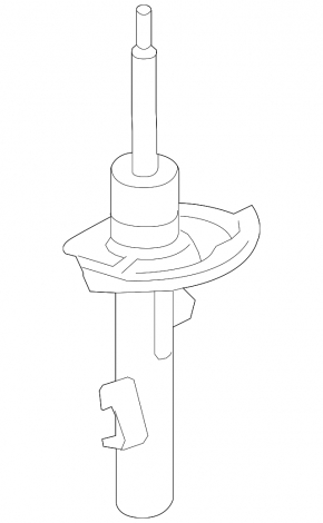 Front right shock absorber Volvo S60 11-18 Mark 50
