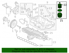 Oil filter housing Volvo V90 17-22 usa T5 2.0T