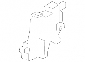 Rear left door lock bracket Volvo XC90 16-22