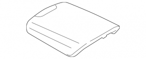 Armrest of the center console Audi A6 C8 19-25 light brown leather, pokes