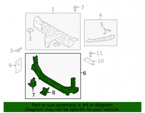 TV lower bar Mitsubishi Outlander Sport ASX 10 - rusty, torn