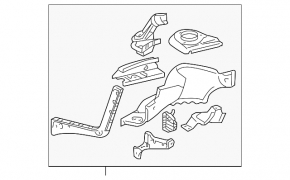 Front right quarter panel for Toyota Sienna 2010