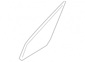 Door glass triangle front right Subaru Forester 17-18 SJ