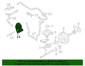 Vacuum pump electric Porsche Panamera 10-16
